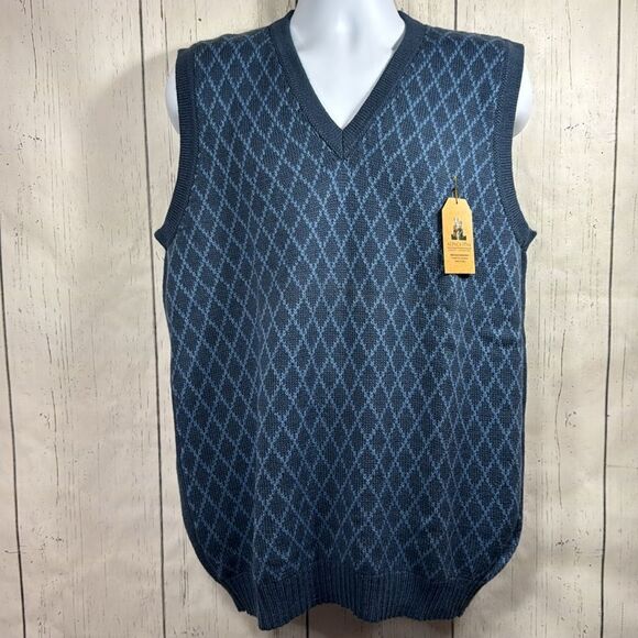 Alpaca Fina Blue Argyle Alpaca Wool Sweater Vest Mens Size L
Academia Cozy - Picture 5 of 13